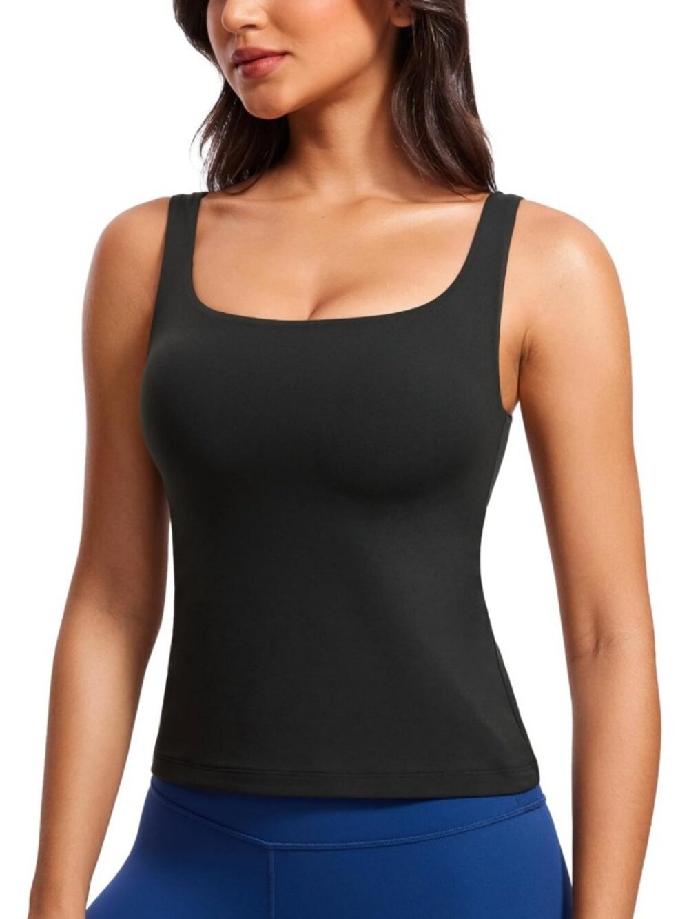 Soft Butterluxe Scoop Neck Tank Top - Perfect for Yoga, Workout & Casual Wear